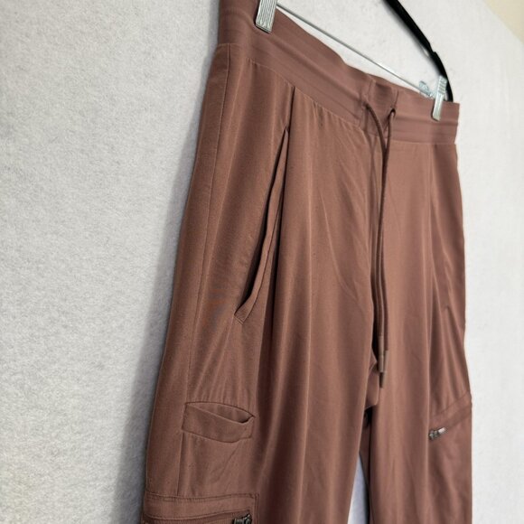 Athleta Pants Womens 4 Brown Venture Pant Jogger Cargo Pockets Stretch - Picture 8 of 12